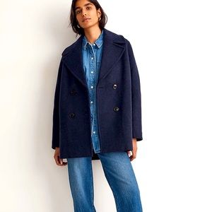 Carville Oversized Peacoat in Insuluxe Fabric